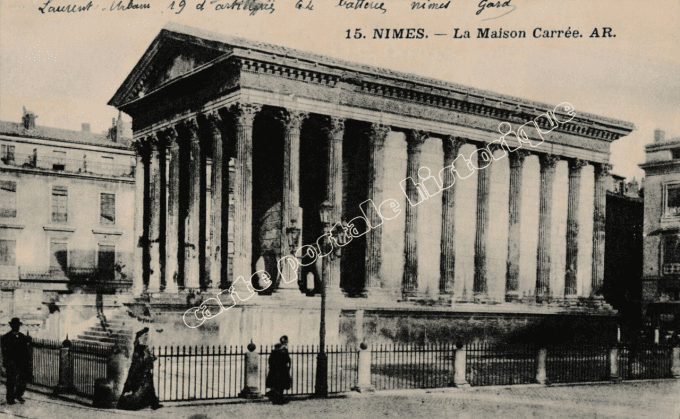 NIMES - La Maison Carrée - 1915