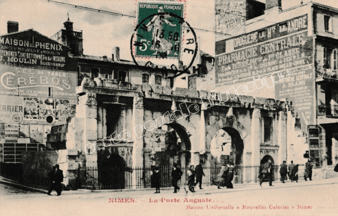 NIMES - La Porte Auguste - 1908