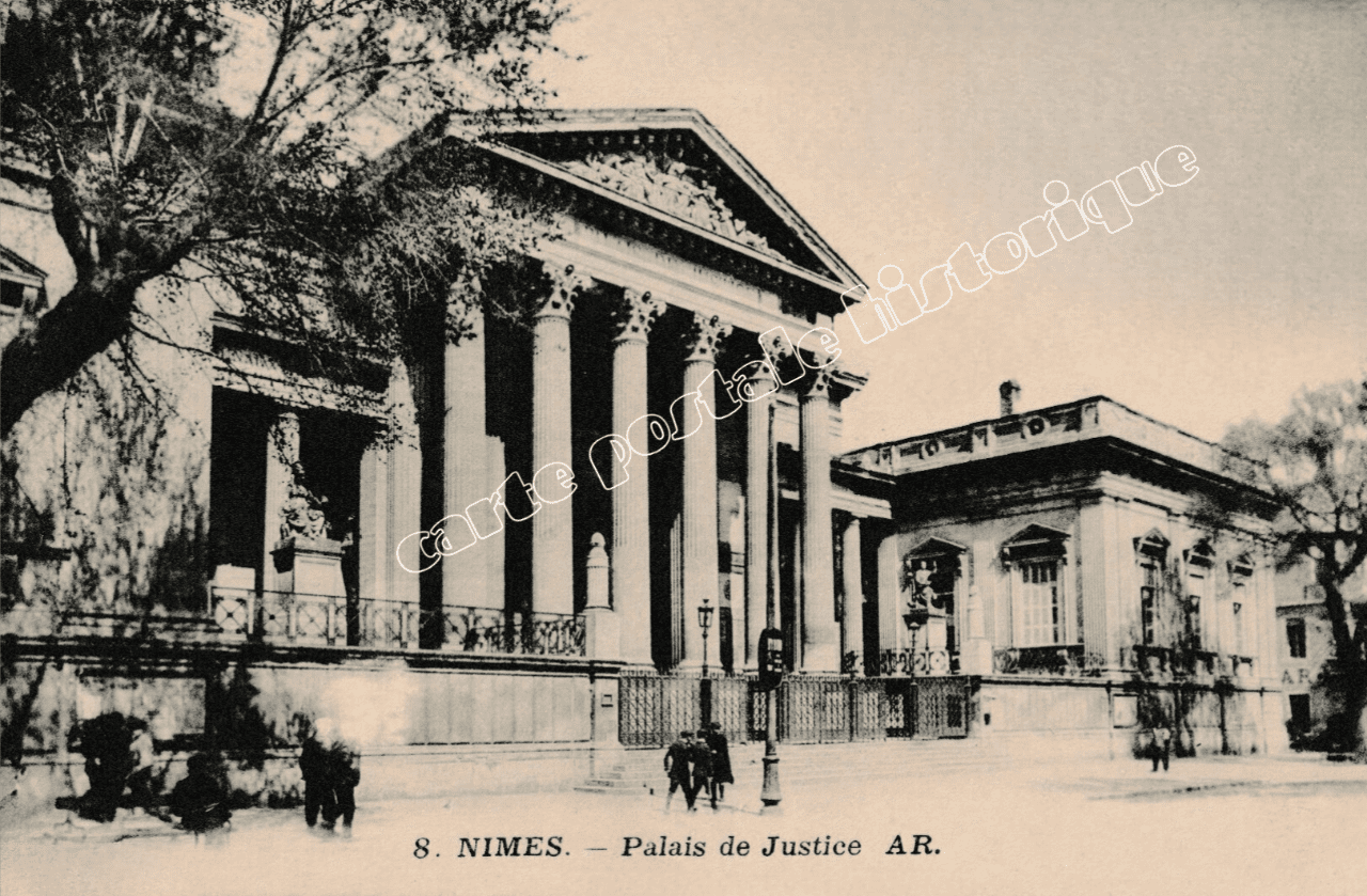 NIMES - Palais de Justice - 1915