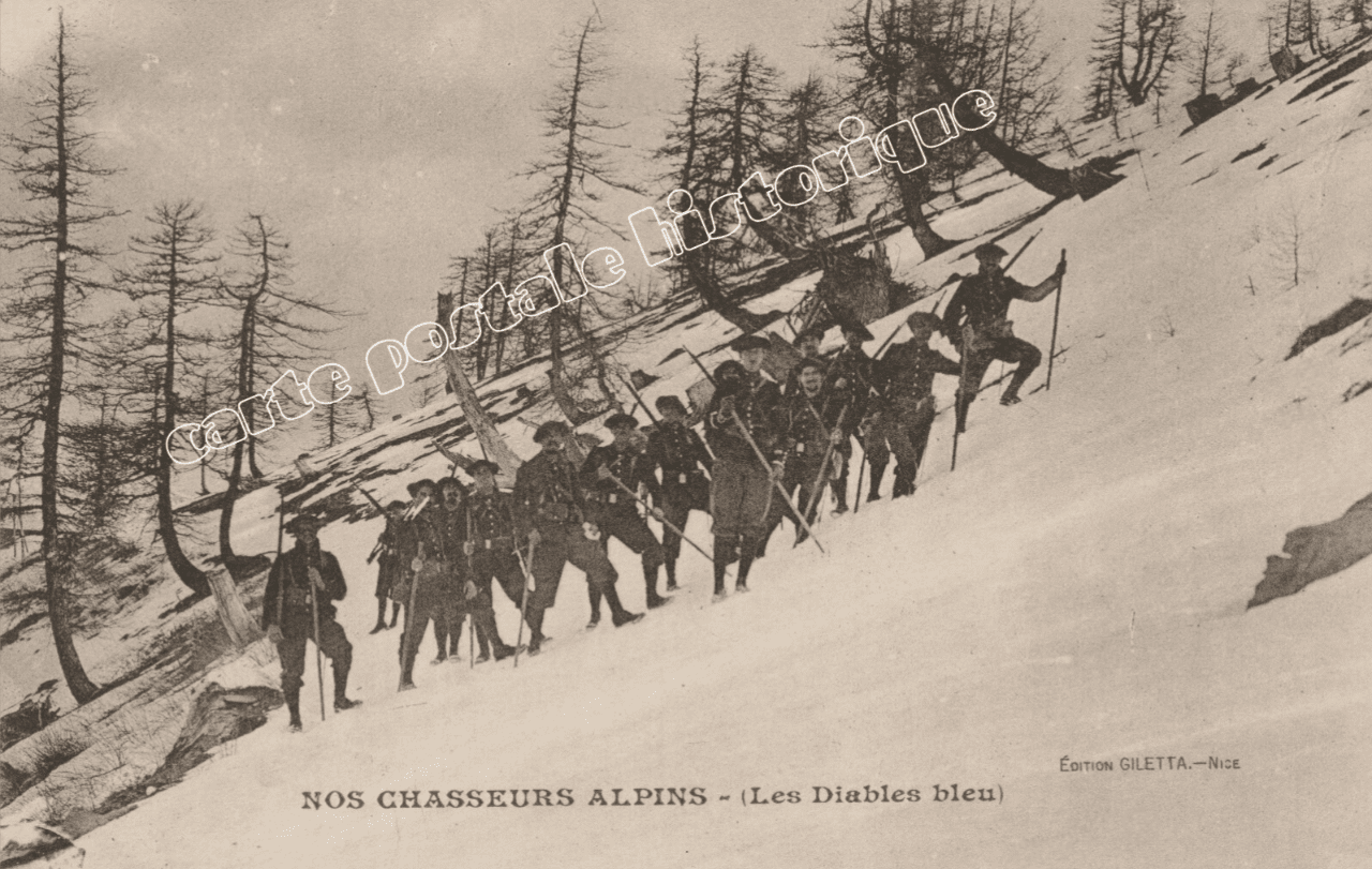 Nos Chasseurs Alpins - Les Diables Bleu - 1916