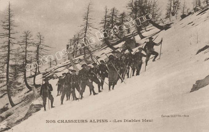Nos Chasseurs Alpins - Les Diables Bleu - 1916