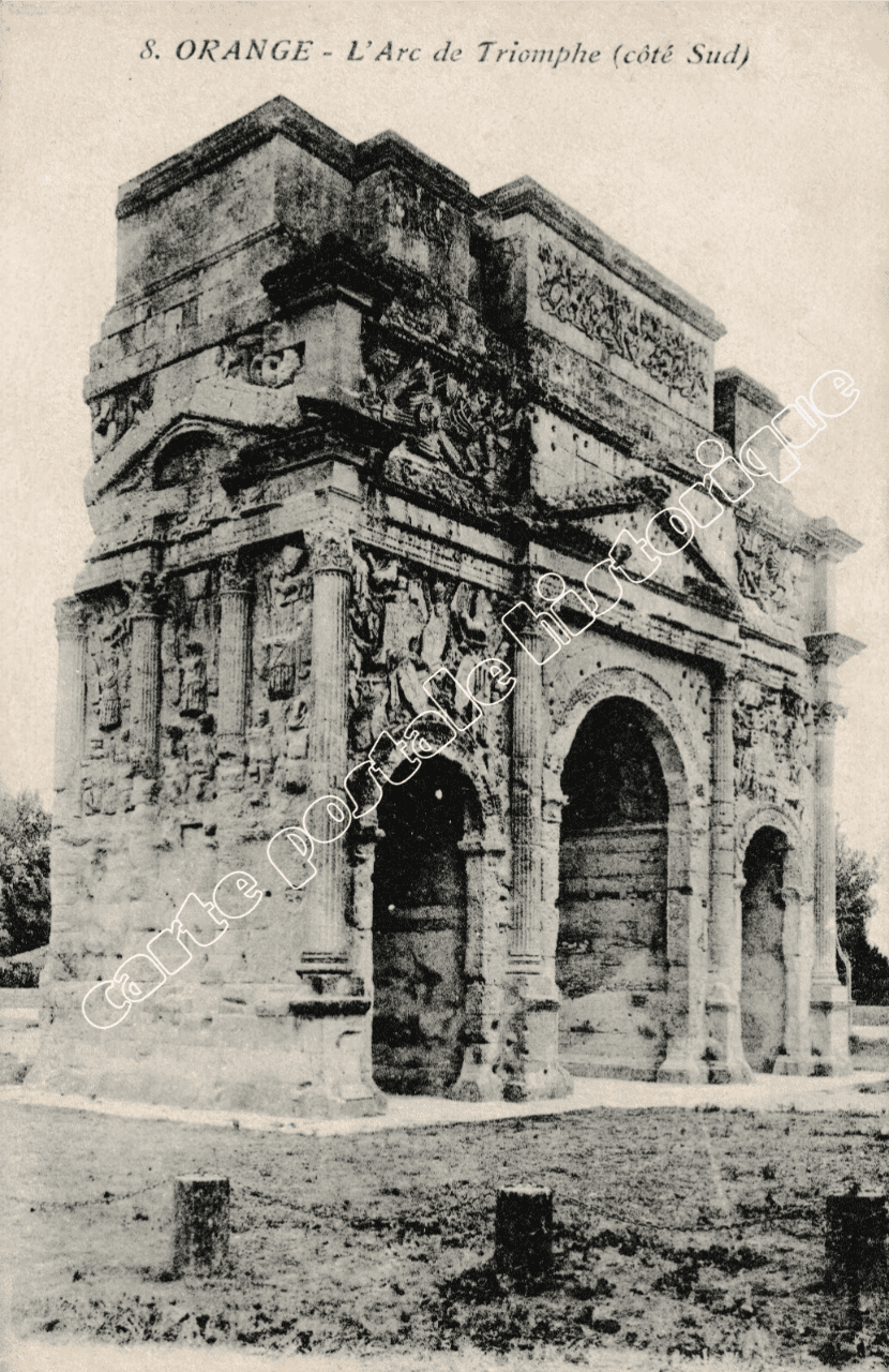 ORANGE - L'Arc de Triomphe côté Sud - 1915