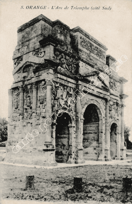 ORANGE - L'Arc de Triomphe côté Sud - 1915