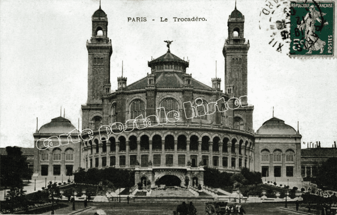 PARIS - Le Trocadéro - 1909