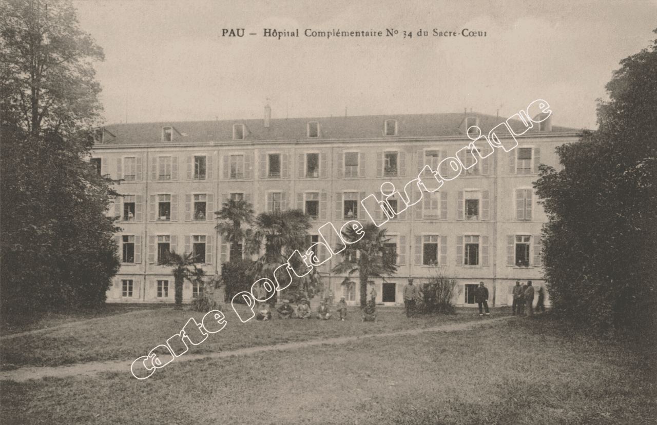 PAU - Hôpital Complémentaire n°14 du Sacré-Coeur - 1915
