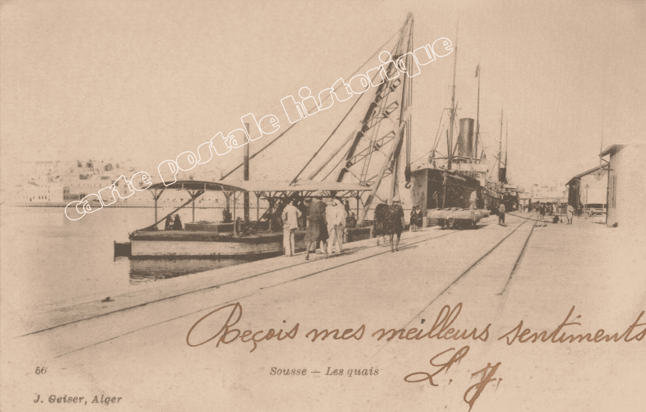 SOUSSE - Les Quais - 1904 - Tunisie