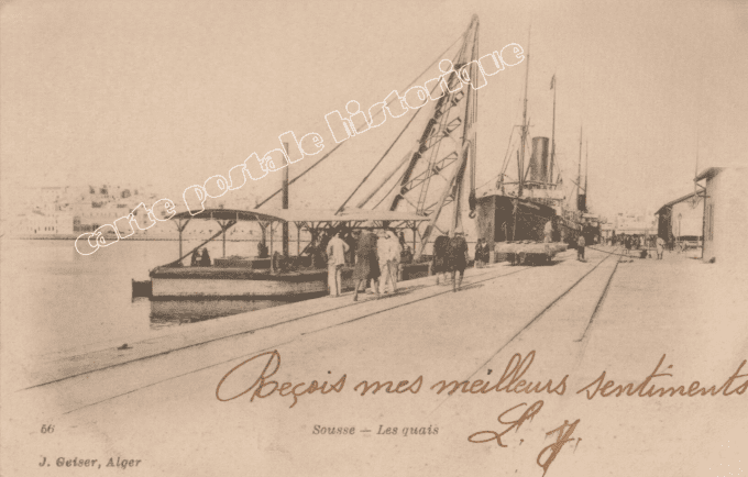 SOUSSE - Les Quais - 1904 - Tunisie