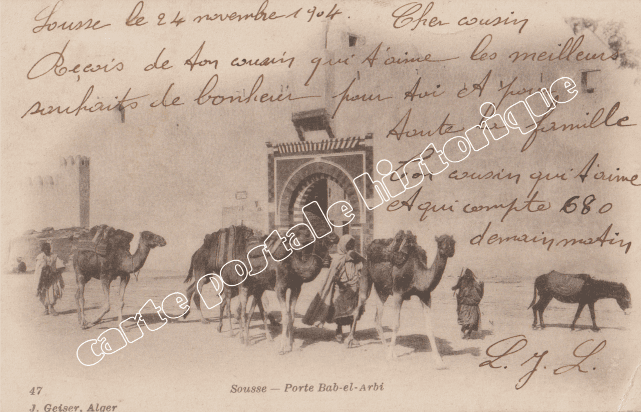 SOUSSE - Porte Bab-el-Arbi - (Tunisie) - 1904