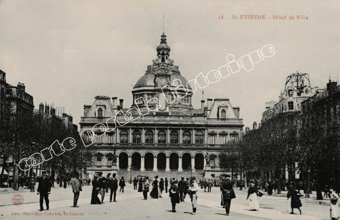 ST ETIENNE - Hôtel de Ville - 1907
