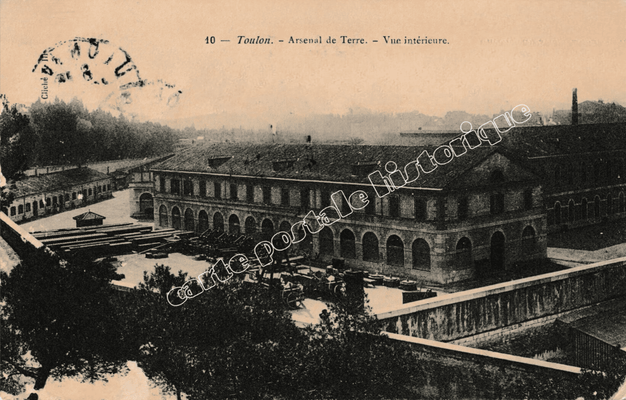 TOULON - Arsenal de Terre - 1908