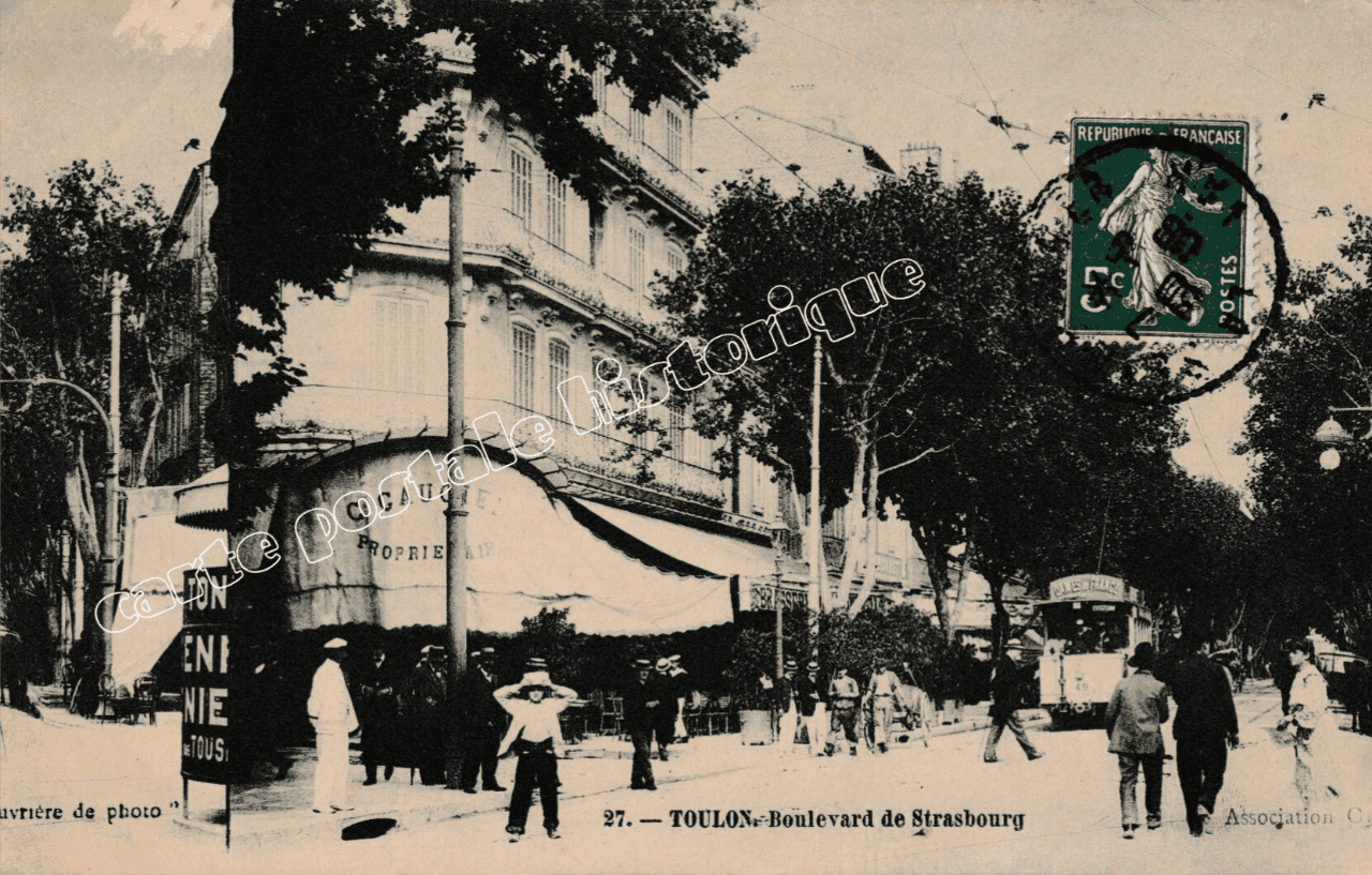 TOULON - Boulevard de Strasbourg - 1908