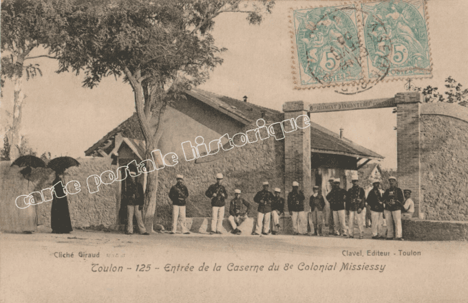 Pack 3 cartes - Caserne - Toulon