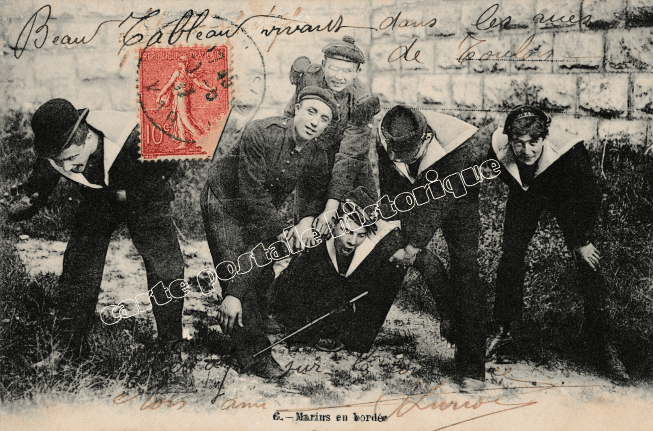 Toulon - Marins en Bordée - 1907