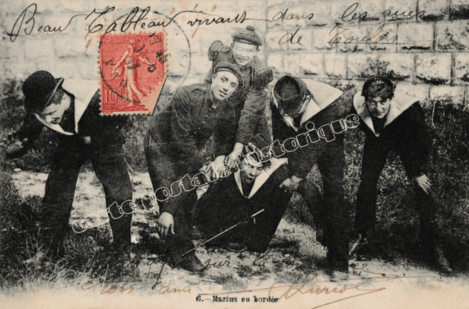 Toulon - Marins en Bordée - 1907