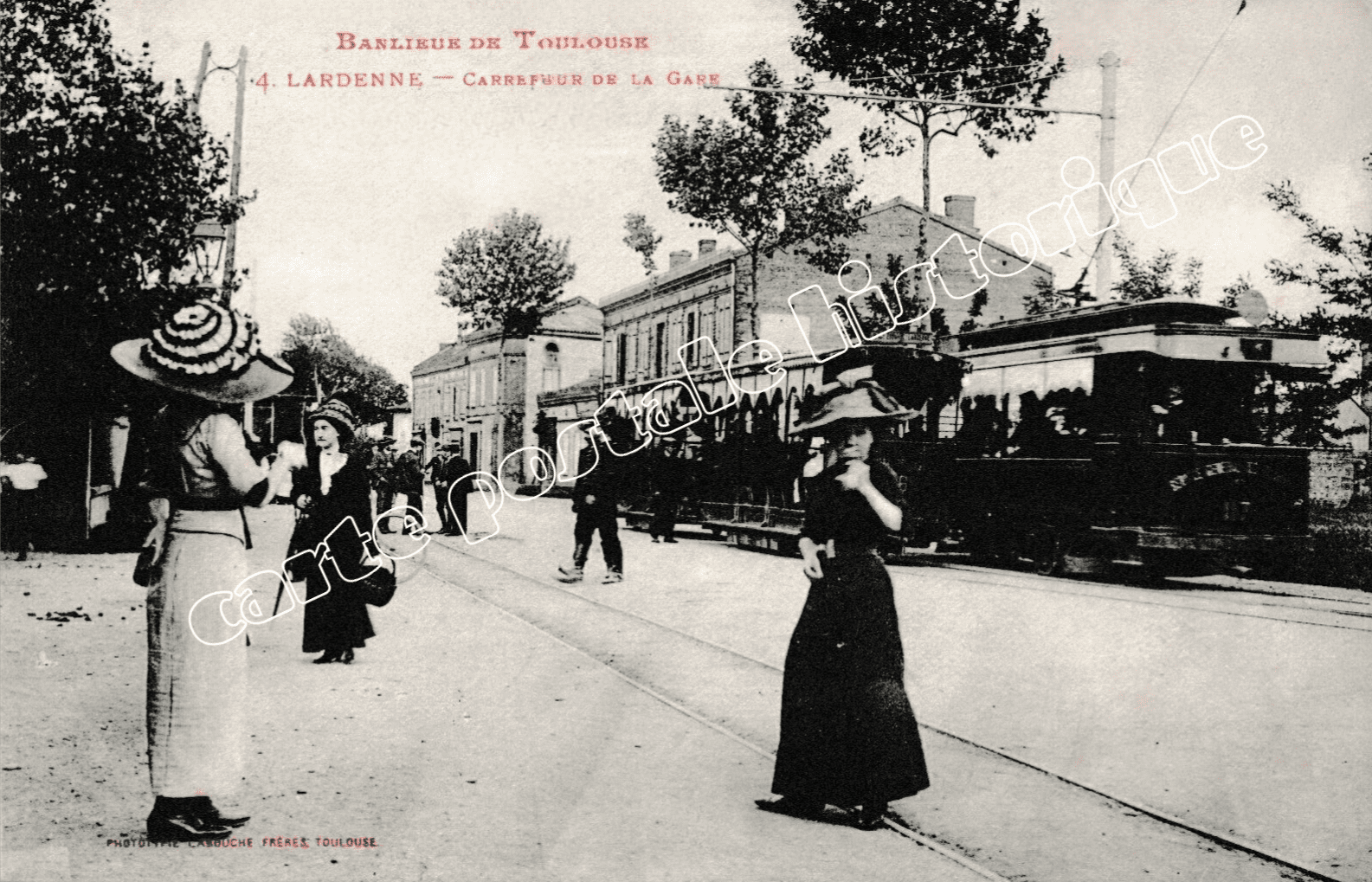 TOULOUSE - Banlieue - LARDENNE - Carrefour de la Gare - 1916