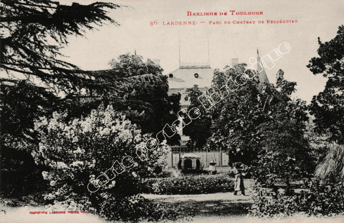 TOULOUSE - Banlieue - LARDENNE - Parc du Château de Rességuier - 1916