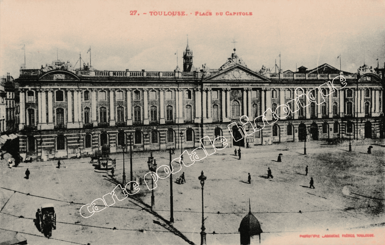 TOULOUSE - Place du Capitole - 1916