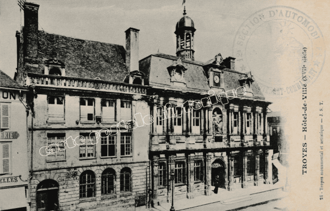 TROYES - Hôtel de Ville (XVII° siècle) - 1915